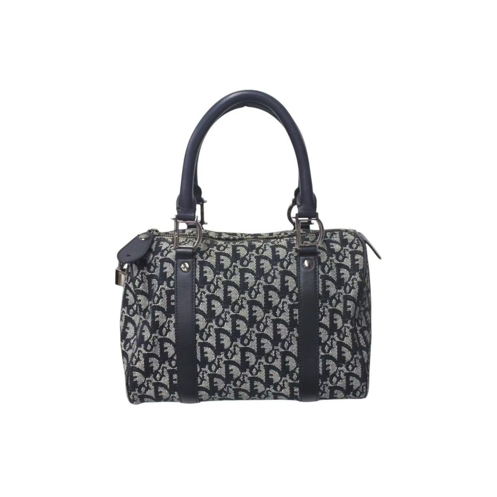 Dior Christian Handbag Trotter Black - Picture 2 of 9